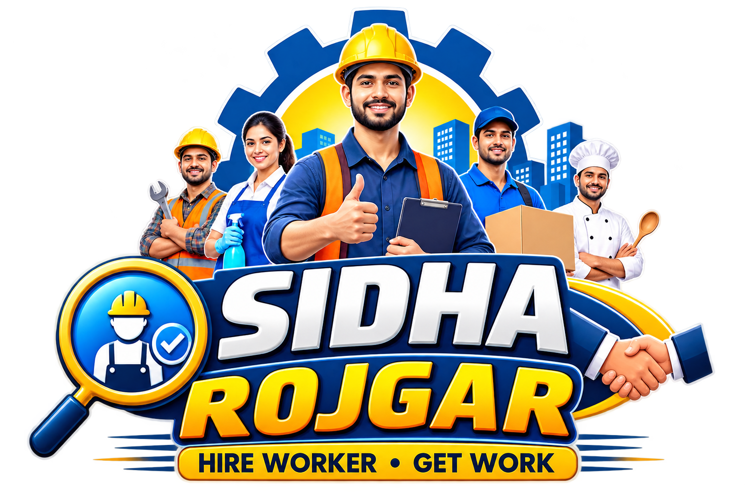 Sidha Rojgar workers and jobs